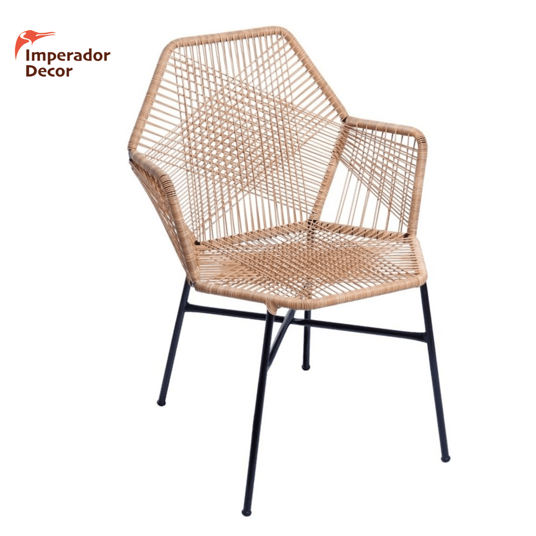 Cadeira Tropicalia Palha p/ varanda