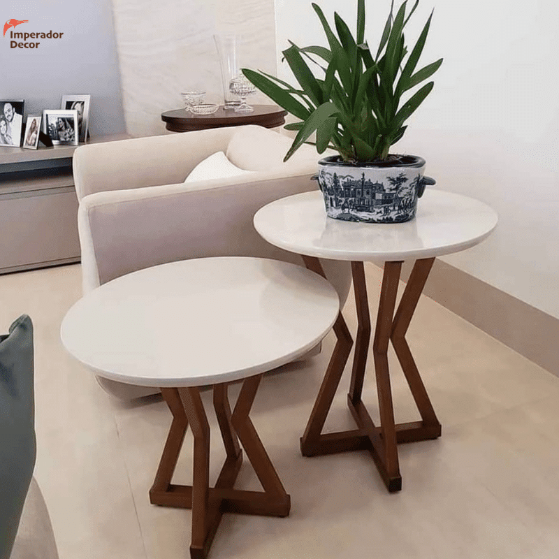 Dupla de Mesa Stars com Laqueado Premium