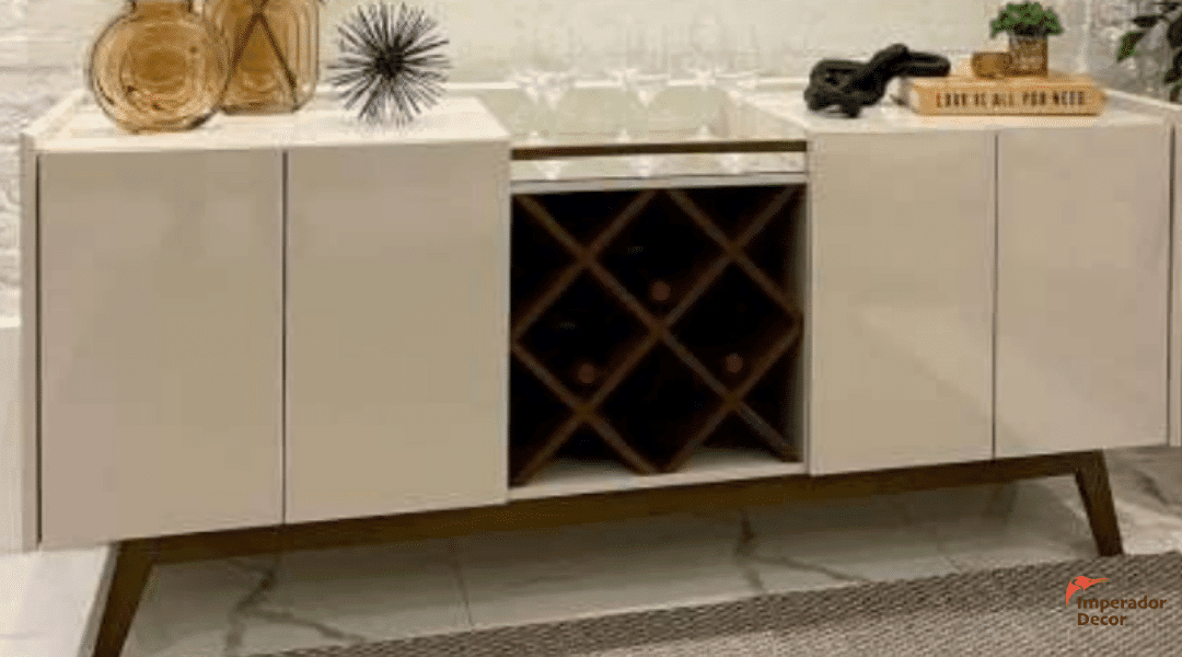 Aparador Buffet Braga 180x77x45 com Laqueado Premium