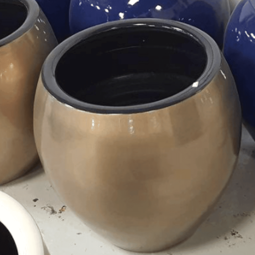 Vaso Vietnamita Bojo Dourado