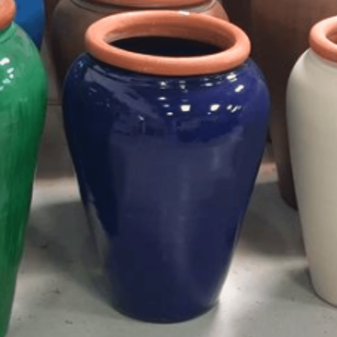 Vaso Vietnamita Pear Azul