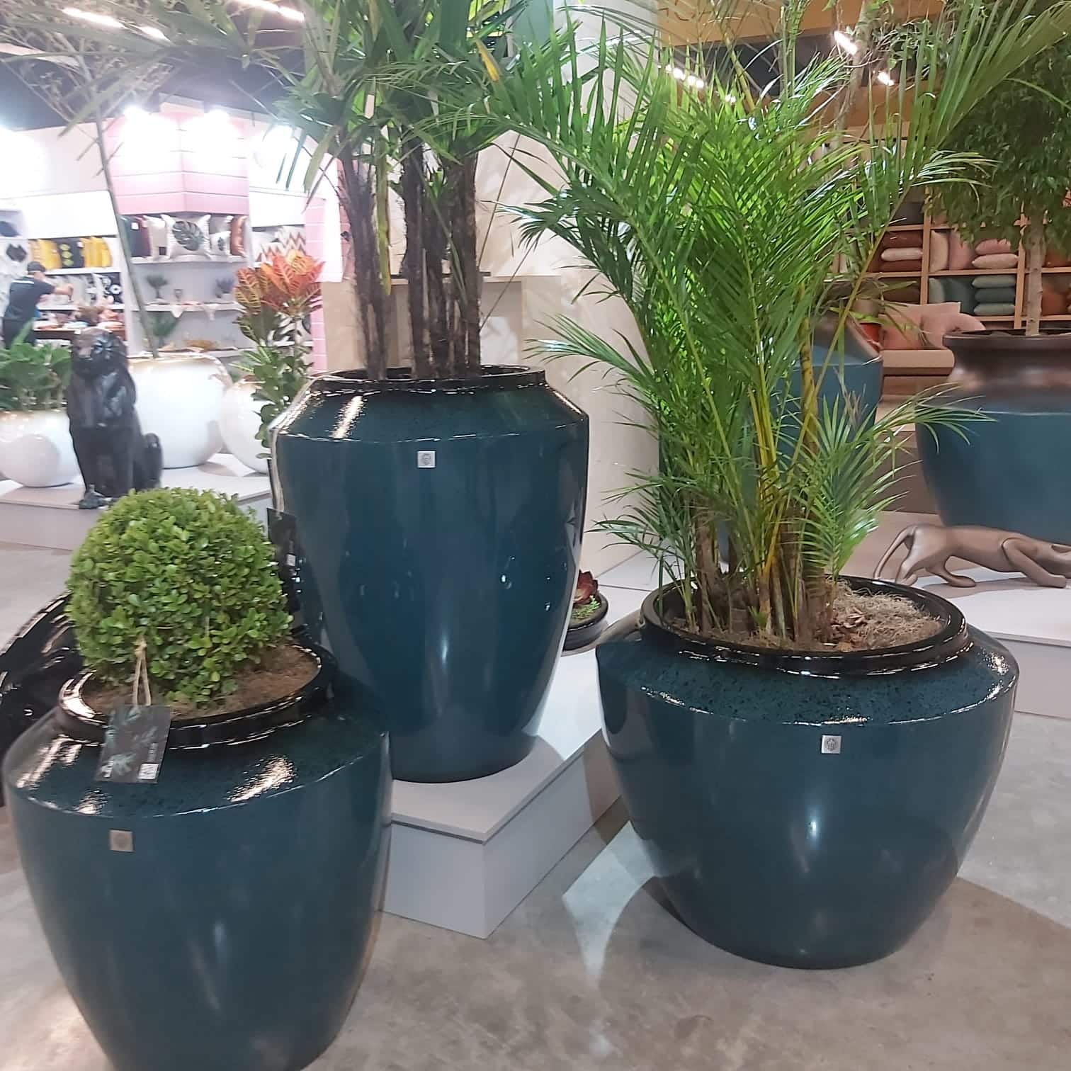 Vaso em Fibra de Vidro Estilo Vietnamita Áustria