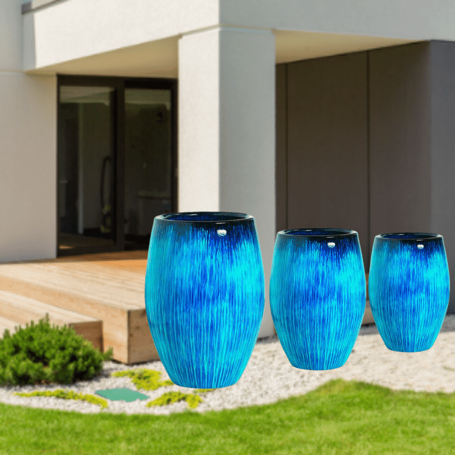 Vaso Vietnamita Imperador Azul