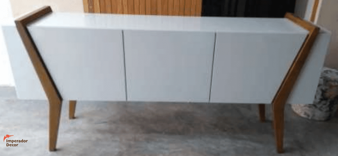Aparador Buffet Arte Moderna 200x82x35 com Laqueado Premium