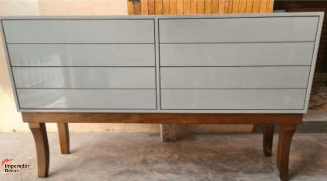 Aparador Buffet Veneza 8P com Laqueado Premium
