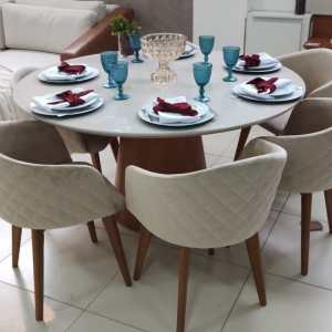 Conjunto Mesa e Cadeiras para Sala de jantar